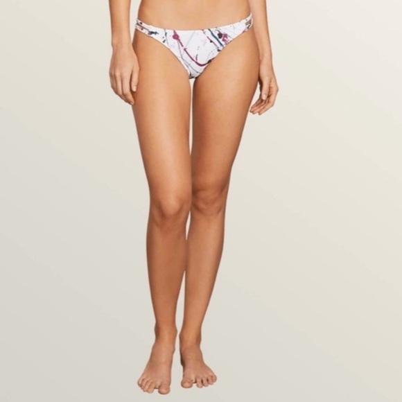 NWT Volcom Hipster Splatter Print Bikini Bottom XS - Picture 2 of 7